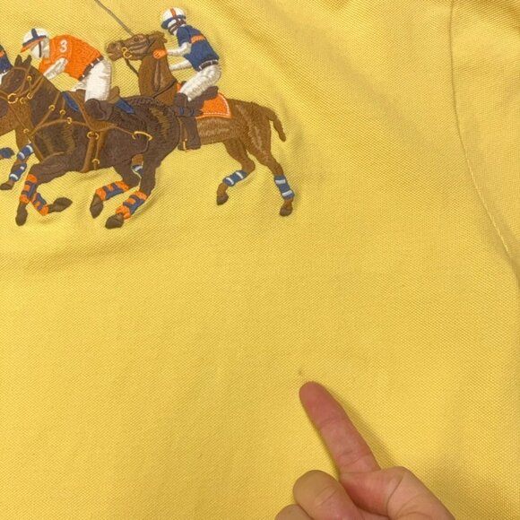 Polo Ralph Lauren Polo Shirt Men's L 3 Triple Pony International Challenge Cup - Picture 6 of 9